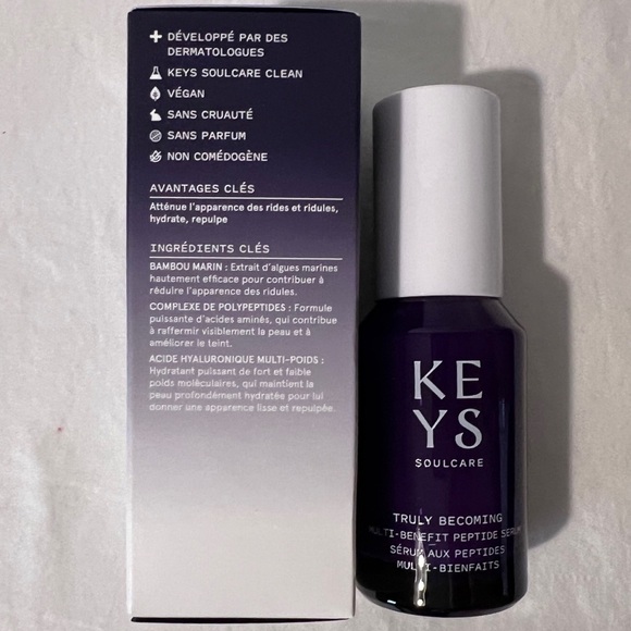 💜NIB💜KEYS SOULCARE TRULY BECOMING MULTI-BENEFIT PEPTIDE SERUM FOR FINE LINES - Picture 8 of 9